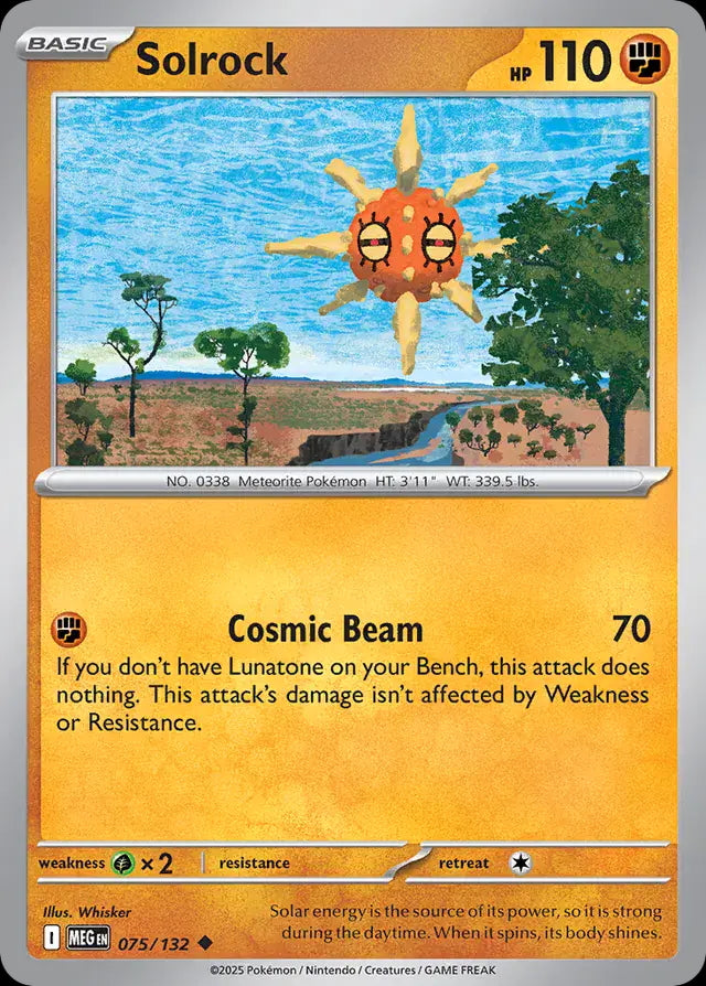 Mega Evolution Solrock #075/132