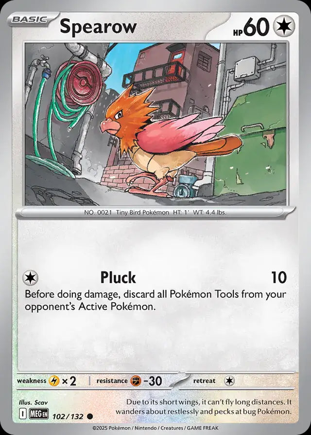 Mega Evolution Spearow #102/132