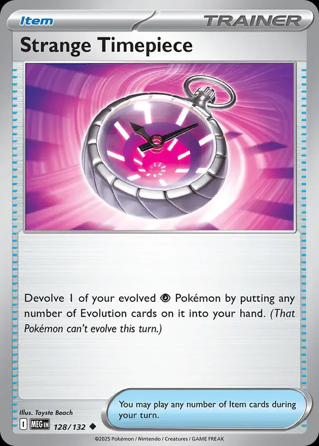 Mega Evolution Strange Timepiece #128/132