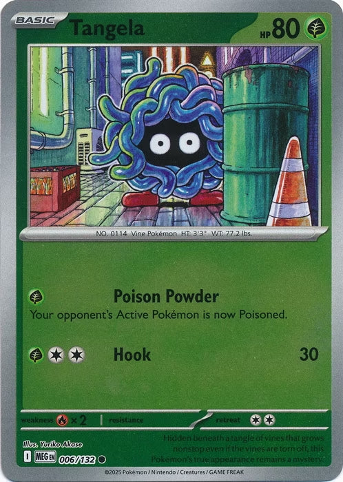 Mega Evolution Tangela #006/132 Reverse Holo