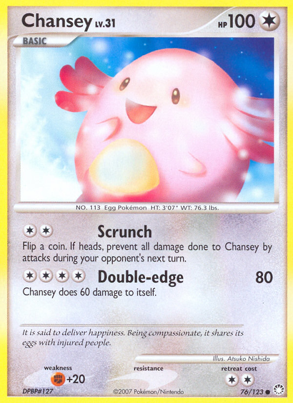 Mysterious Treasures Chansey #76/123