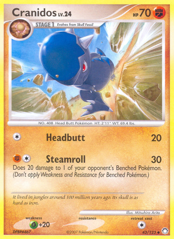 Mysterious Treasures Cranidos #43/123