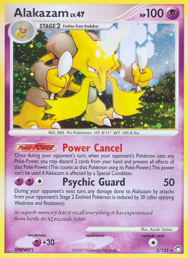 Mysterious Treasures Holo Alakazam #2/123