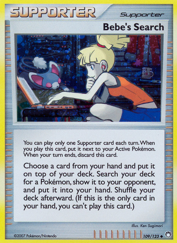 Mysterious Treasures Holo Bebe's Search #109/123