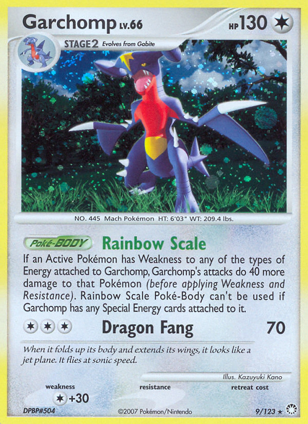 Mysterious Treasures Holo Garchomp #9/123