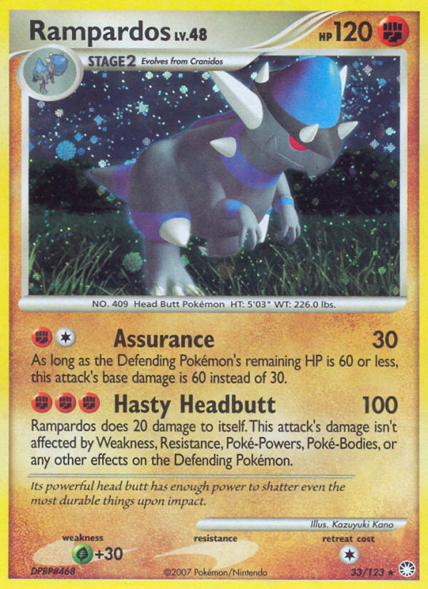 Mysterious Treasures Holo Rampardos #33/123