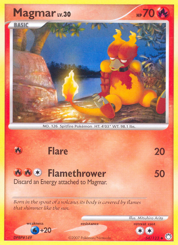 Mysterious Treasures Magmar #54/123