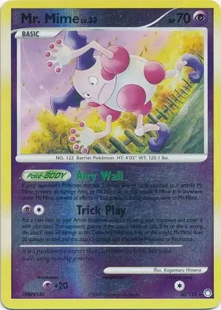 Mysterious Treasures Mr. Mime #30/123 reverse holo