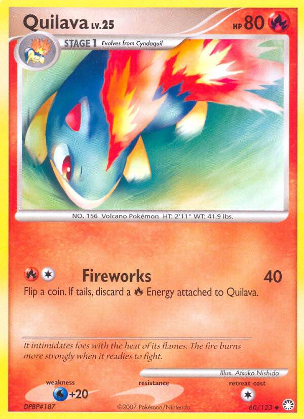 Mysterious Treasures Quilava #60/123