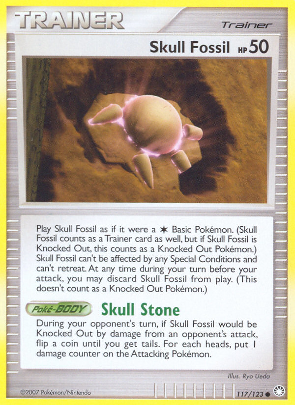 Mysterious Treasures Skull Fossil #117/123