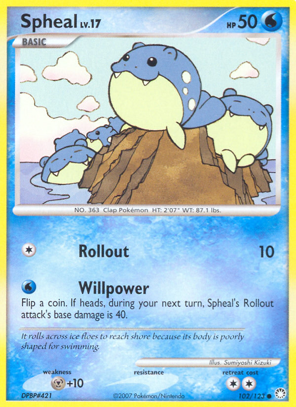 Mysterious Treasures Spheal #102/123