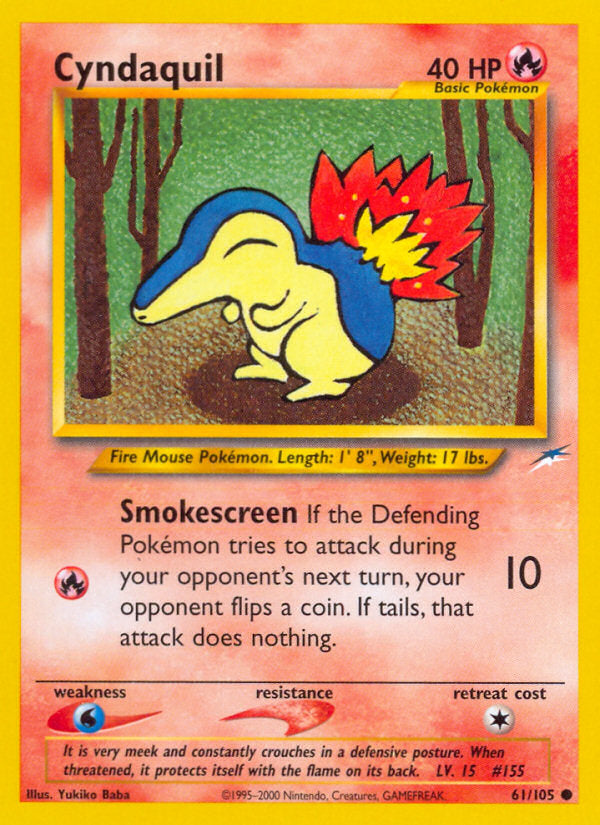 Neo Destiny Cyndaquil #61/105 unlimited