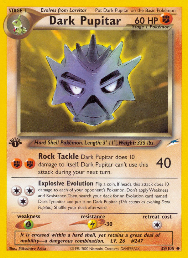Neo Destiny Dark Pupitar #38/105 first edition