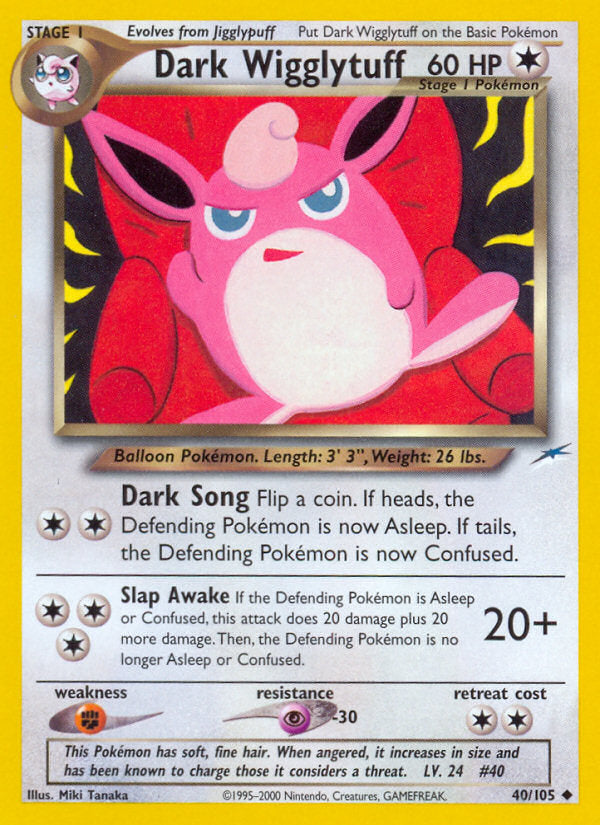 Neo Destiny Dark Wigglytuff #40/105 unlimited