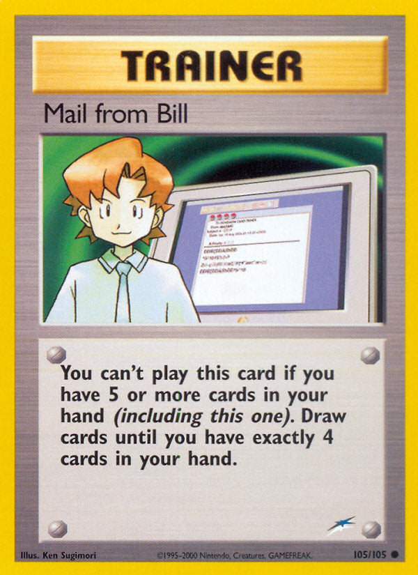 Neo Destiny Mail From Bill #105/105 unlimited