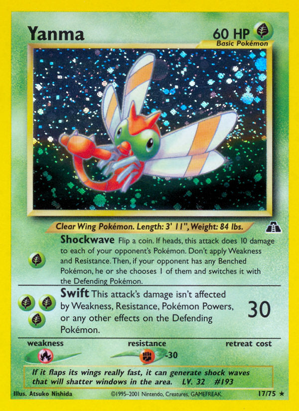 Neo Discovery Holo Yanma #17/75 unlimited