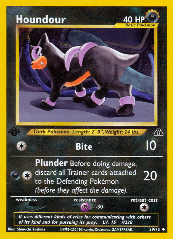 Neo Discovery Houndour #39/75 first edition