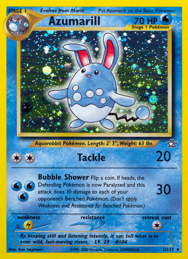 Neo Genesis Holo Azumarill #2/111 unlimited