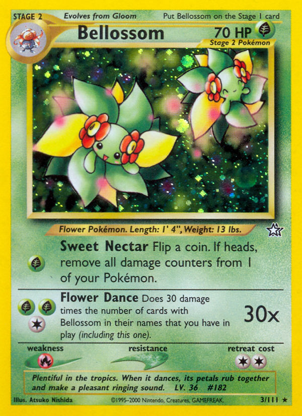 Neo Genesis Holo Bellossom #3/111 unlimited