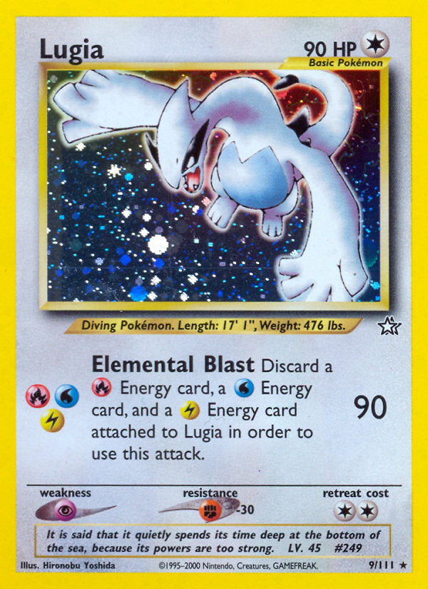 unlimited pokemon cards Neo Genesis Holo Lugia #9/111 Unlimited – Kaartenverzamelen.nl