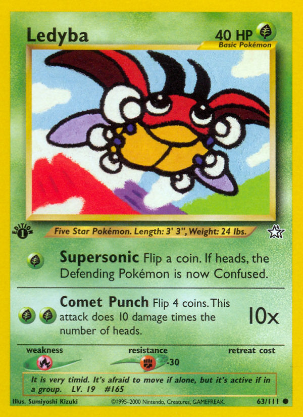 Neo Genesis Ledyba #63/111 first edition
