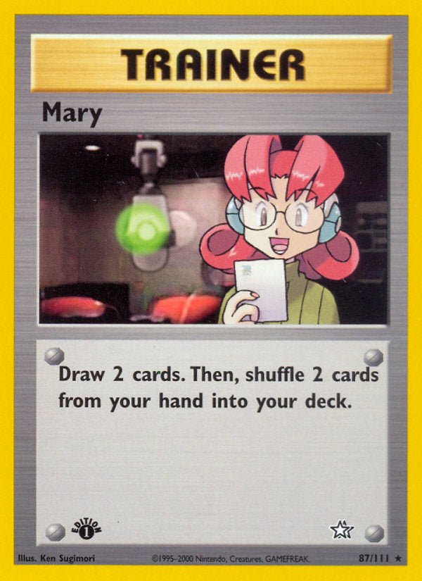 Neo Genesis Mary #87/111 first edition