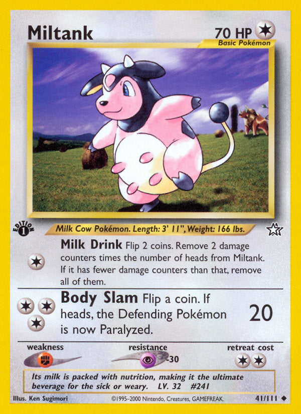 Neo Genesis Miltank #41/111 first edition