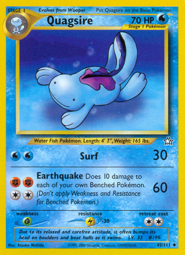Neo Genesis Quagsire #45/111 unlimited