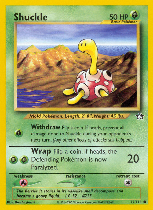Neo Genesis Shuckle #72/111 unlimited