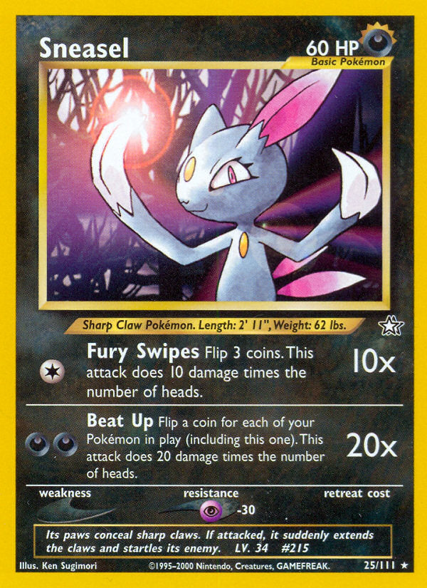 Neo Genesis Sneasel #25/111 unlimited