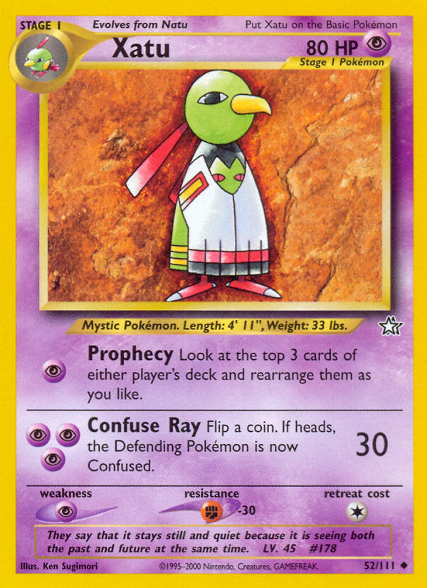 Neo Genesis Xatu #52/111 unlimited
