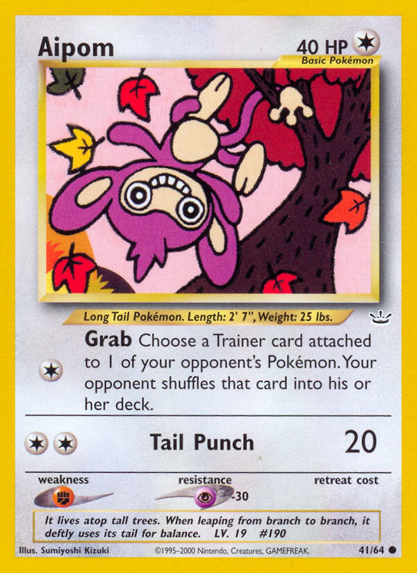 Neo Revelation Aipom #41/64 unlimited