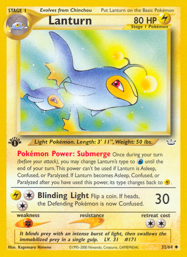 Neo Revelation Lanturn #32/64 first edition