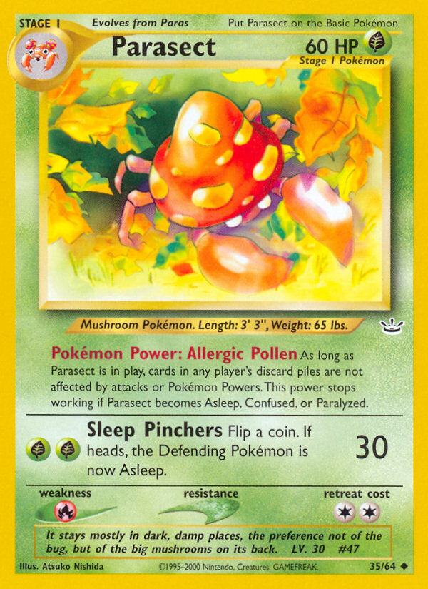 Neo Revelation Parasect #35/64 unlimited
