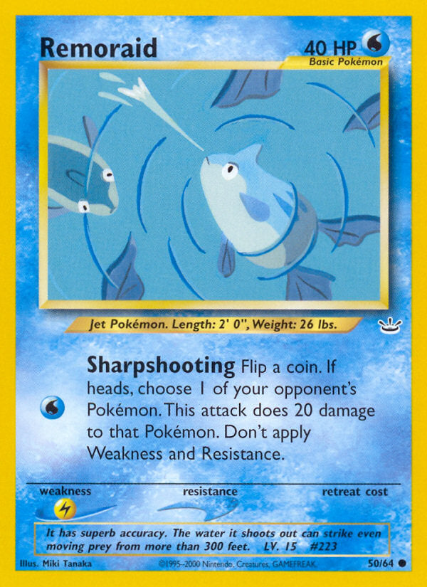 Neo Revelation Remoraid #50/64 unlimited