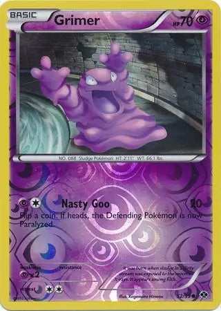 Next Destinies Grimer #52/99 reverse holo