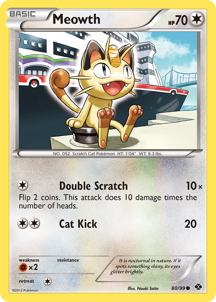 Next Destinies Meowth #80/99