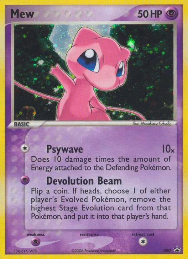 Nintendo Promos Holo Mew #40