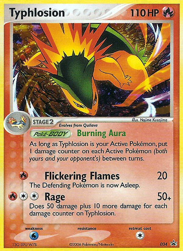 Nintendo Promos Typhlosion #34