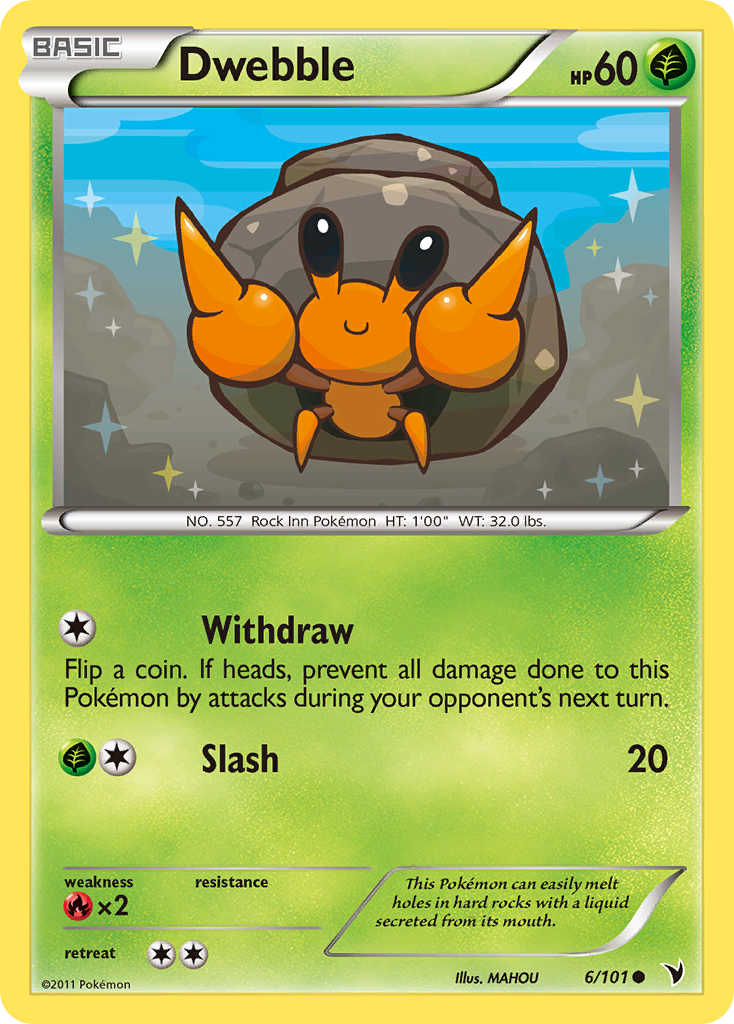 Noble Victories Dwebble #6/101