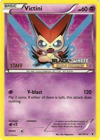 Noble Victories Victini #43 Staff Prerelease Promo
