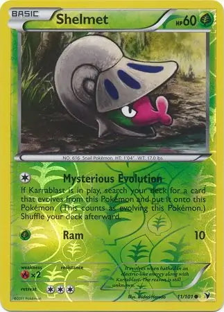 Noble Victories Shelmet #11/101 reverse holo