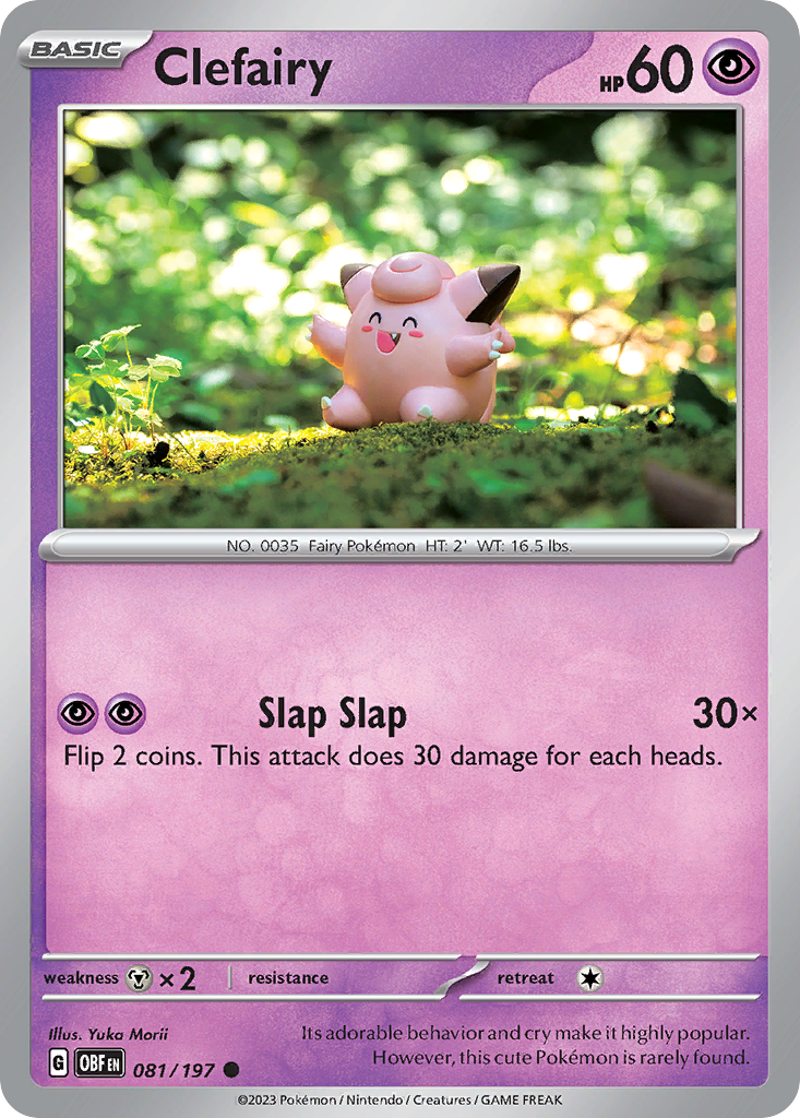 Obsidian Flames Clefairy #81/197