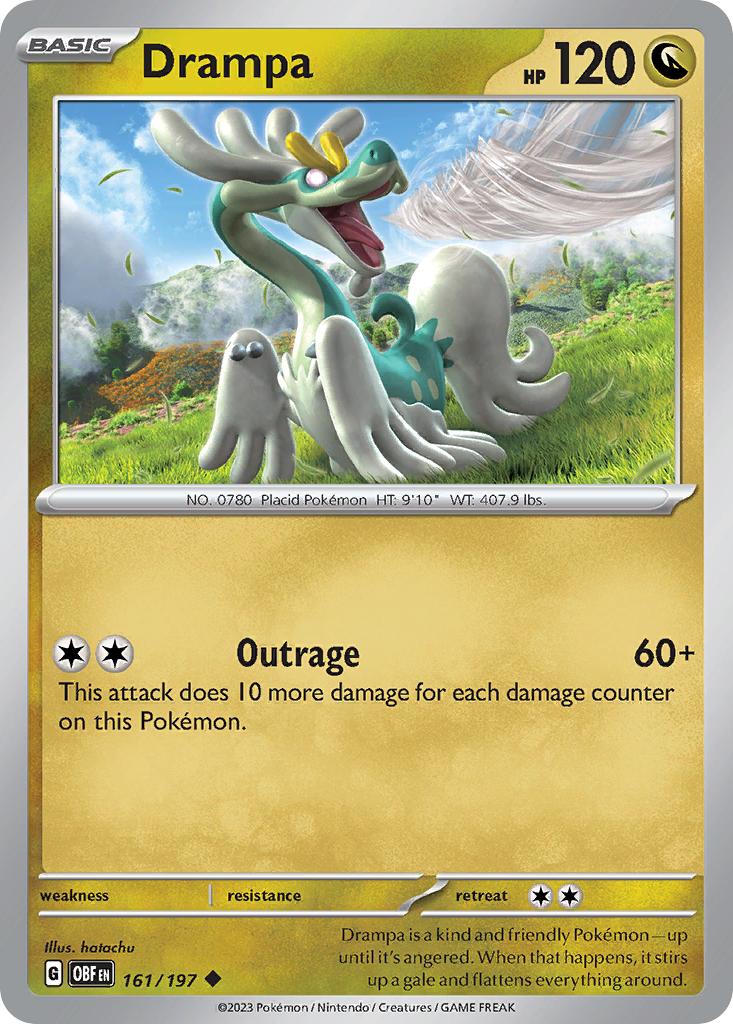 Obsidian Flames Drampa #161/197