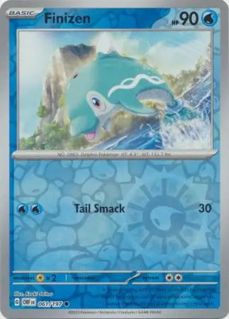 Obsidian Flames Finizen #61/197 reverse holo