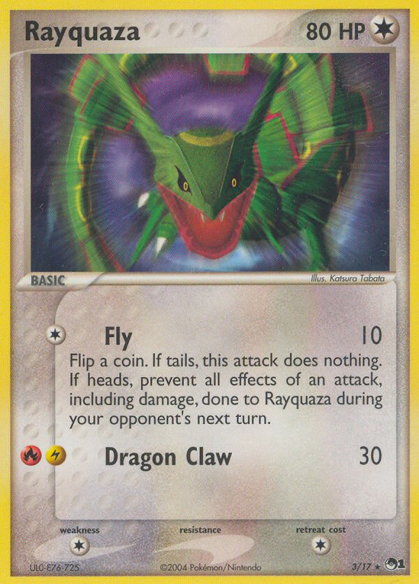 POP Series 1 Non - Holo Rayquaza #3
