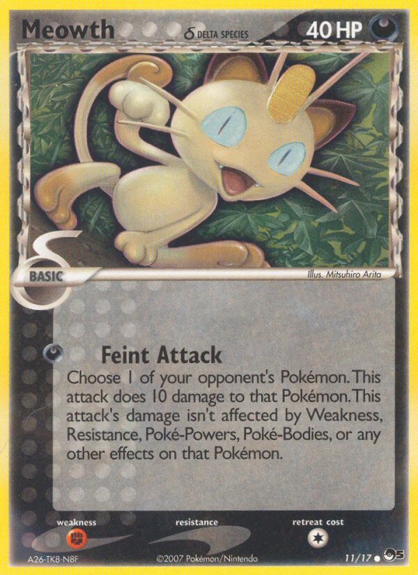 POP Series 5 Meowth d #11