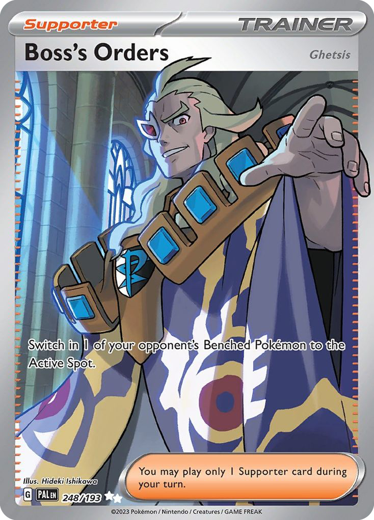 Paldea Evolved Boss's Orders (Ghetsis) #248/193 – Kaartenverzamelen.nl