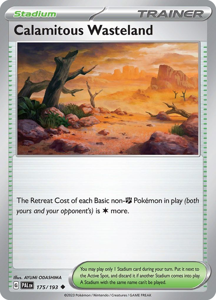 Paldea Evolved Calamitous Wasteland #175/193