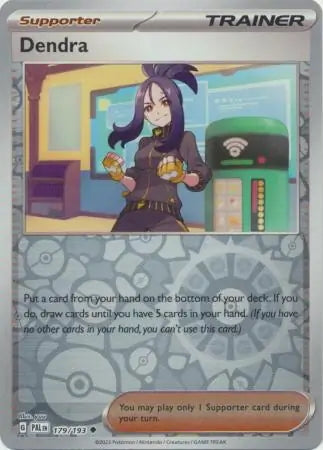 Paldea Evolved Dendra #179/193 reverse holo
